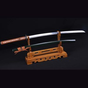 Craftsman-Crafted KATANA: Japanese Samurai Sword with 1060 Steel Full Tang Blade and Buffalo Horn Saya