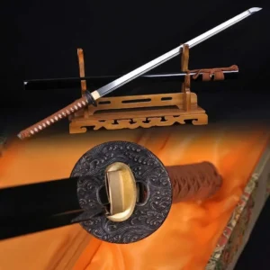 Damascus steel, with High Carbon Steel folded an impressive 13 times to create an astonishing 8196 layers