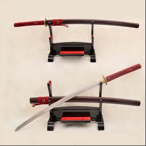 Japanese Katana Hand-Forged Sword with 9260 Spring Steel Full Tang Blade