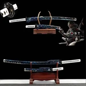 43 Ghost of Tsushima Sword Kits for Cosplay:Butterfly sword Japanese Samurai Katana and Tanto Set