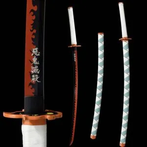 47 Handcrafted Demon Slayer Swords - Real Metal Anime Katana with T10 Steel Full Tang Blade