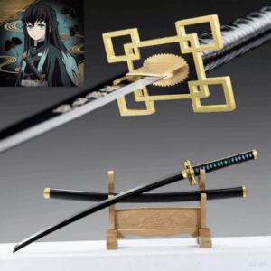 Muichiro Sword: A Masterpiece from Demon Slayer katanas - Handmade with T10 Steel Full Tang Blade