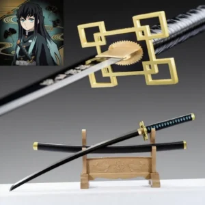 Muichiro Sword: A Masterpiece from Demon Slayer katanas - Handmade with T10 Steel Full Tang Blade
