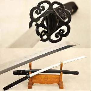 Exclusive Clay-Tempered Damascus Katana - Real katana sword-Hand-Forged Japanese Sword