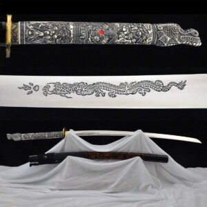 Exquisite Dragon - themed Katana - T10 STEEL BLADE