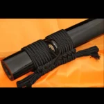 Black Lacquered Saya of Hand-Forged Japanese Katana Sword