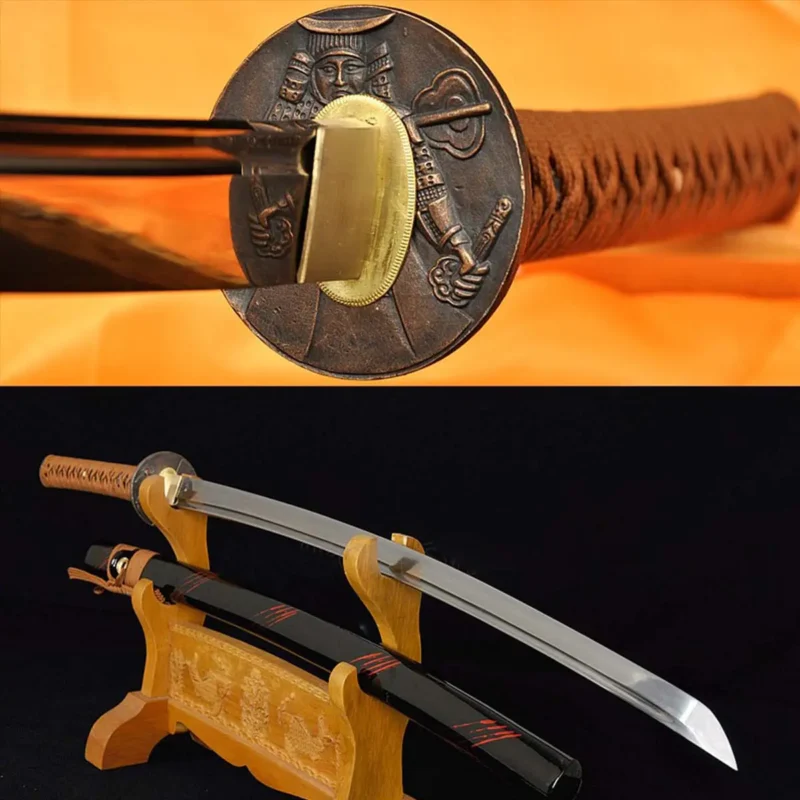 Training Iaido Katana – Hand-Polished 1060 High Carbon Steel, Full Tang Japanese Samurai Sword 2 Ab Sword handmade training Iaido katana with full tang design