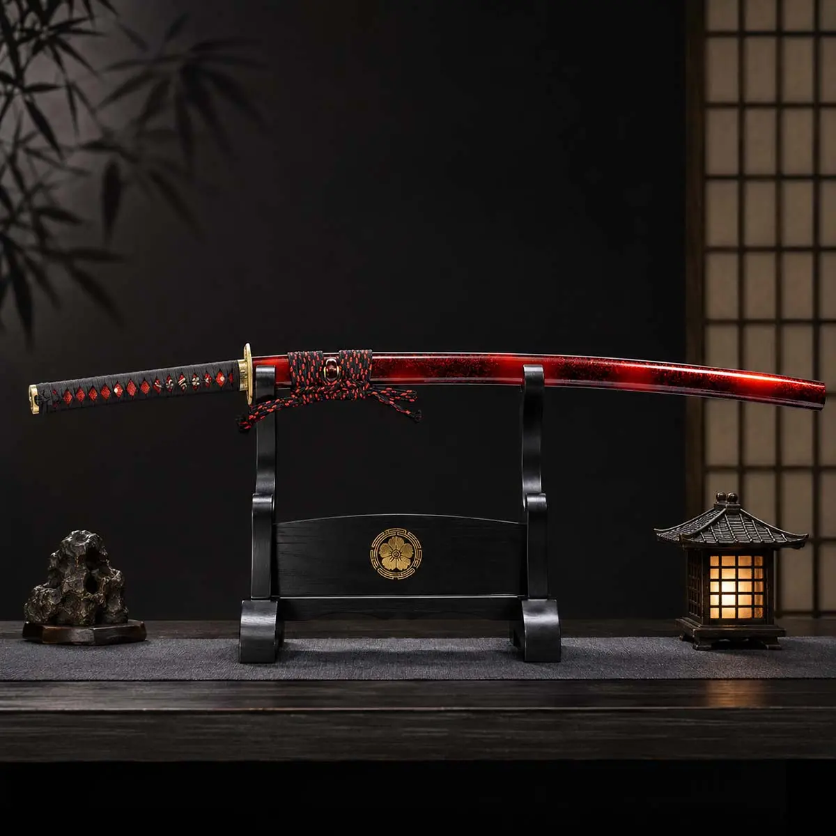T10 STEEL KATANA | CLAY-TEMPERED HAND-FORGED JAPANESE SWORD WITH PURE COPPER TSUBA