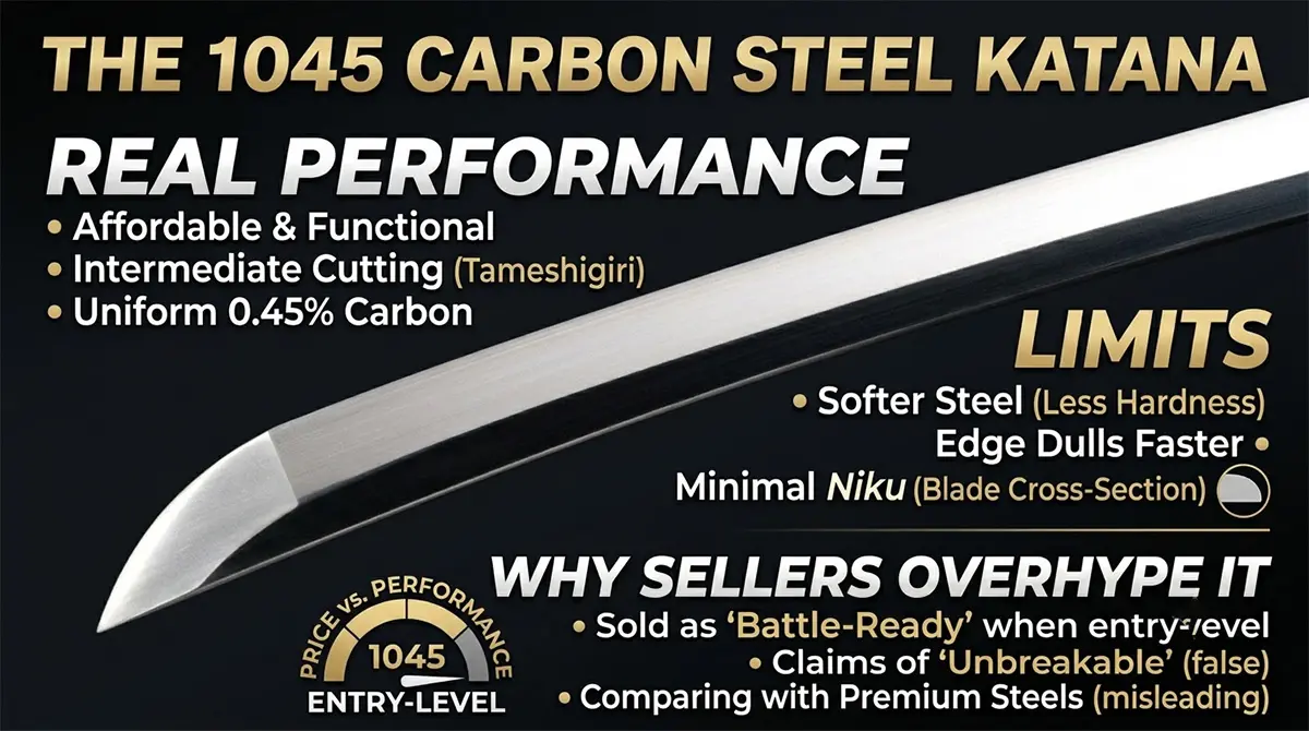 1045 Carbon Steel Katana Guide