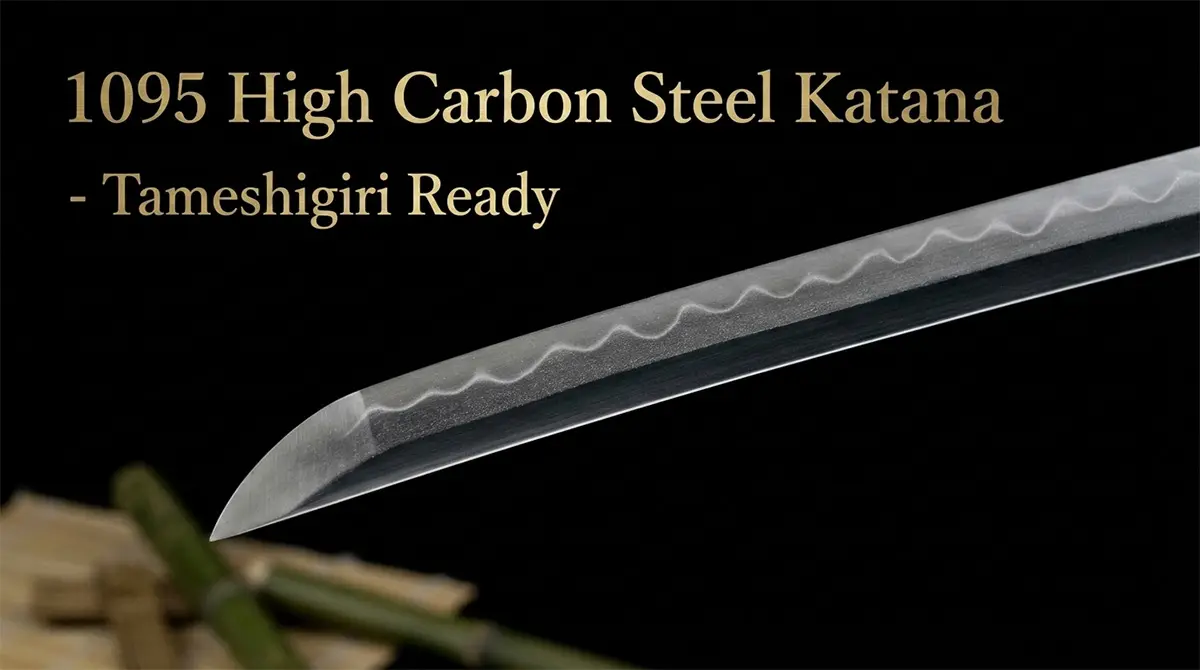 1095 High Carbon Steel Katana: Sharper Edges, Narrower Window - Ab